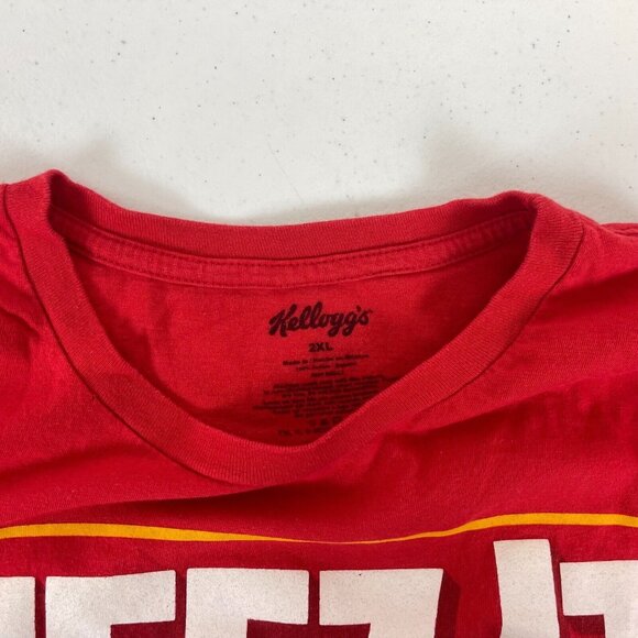 Kelloggs Cheez It Baked Snack Mix Official T Shirt Crackers Size 2XL - Picture 4 of 4
